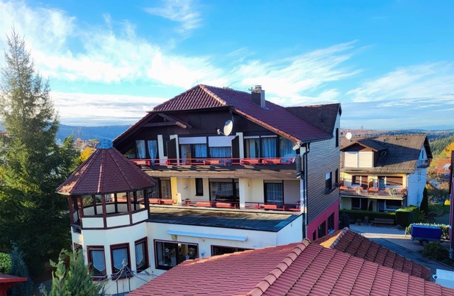 Doppelzimmer Landhotel Schönblick mit Großzügiger Fensterfront 22