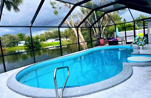Dream Home at Sarasota Gulf Estates Heated pool