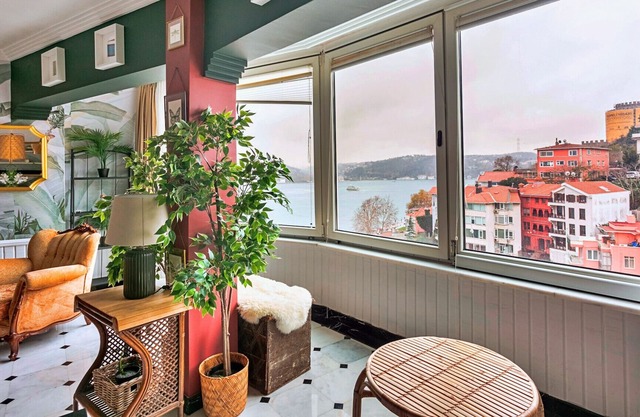 Dreamy Flat with Bosphorus View in Rumeli Hisari