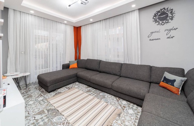 Dublex Flat with Lovely Balcony in Kepez