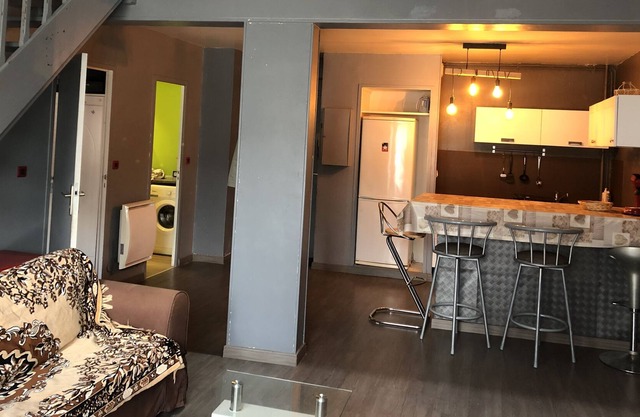 DUPLEX 2 ROOMS + LIVING ROOM Rouen TRAIN STATION