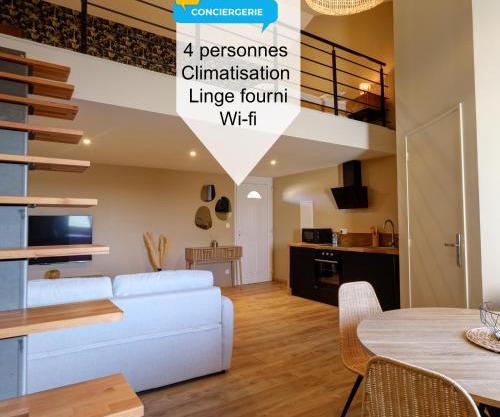 Duplex avec terrasse proche Pérouges Meximieux CNPE BUGEY