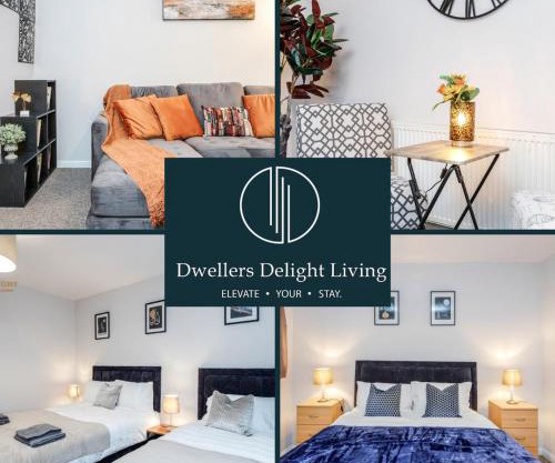 Dwellers Delight Living Ltd Serviced Accommodation Fabulous House 3 Bedroom, Hainault Prime Location ,Greater London with Parking & Wifi, 2 bathroom, Garden