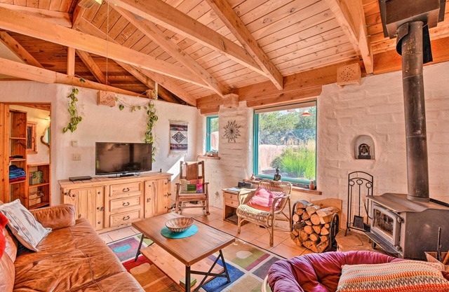 Eclectic Adobe Crestone Cottage w/Patio + Yard!