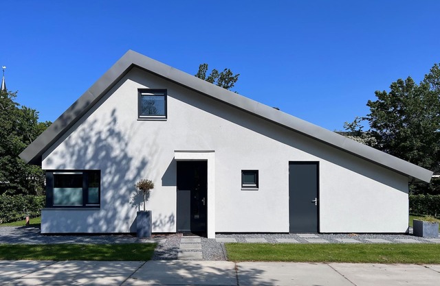 Eco-friendly villa with terrace and garden
