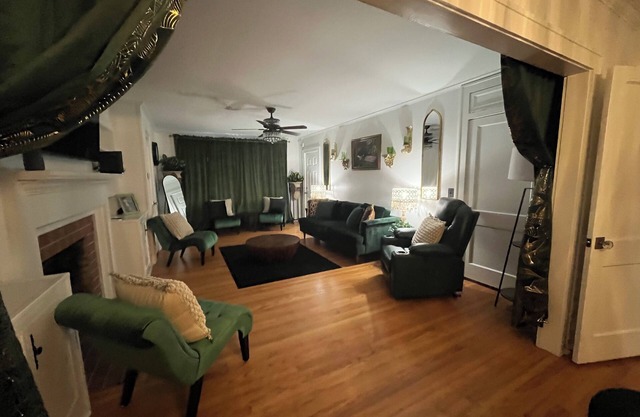 Elegant 4BR 2BA Andalusia retreat with bunk beds, king suite & modern comforts.