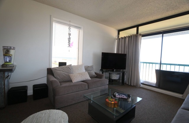 Enjoy Sunrise and dolphin's swimming every morning from your personal balcony!