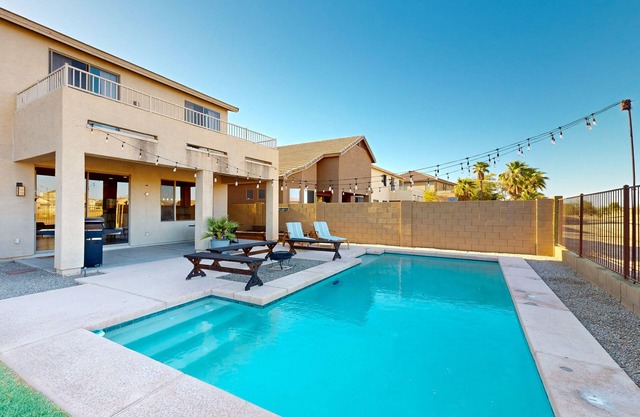 Epic home with in-ground pool, hot tub, game room, and firepit
