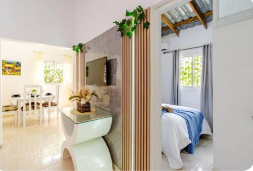 Escape to Puerto Plata, Cozy 2BR Loft in Las Mercedes, 5 Min from Beaches