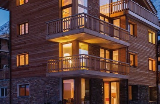 Exceptional Large Family Luxury Swiss Ski Chalet Penthouse in Saas Fee