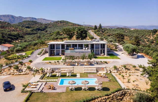 Executive 9 bedroom villa with a heated pool