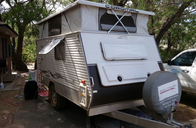 Exmouth Explorer Caravan Hire. Please book your site before booking the van