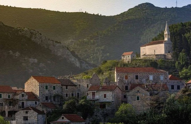 Experience fairytale moments in a beautiful old village at island of Hvar
