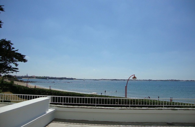 Facing the sea/beach - panoramic view - Studio 45 sqm with spacious terrace