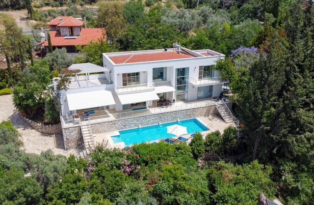 Family friendly, spacious villa with dazzling views of Mediterrean in Faralya