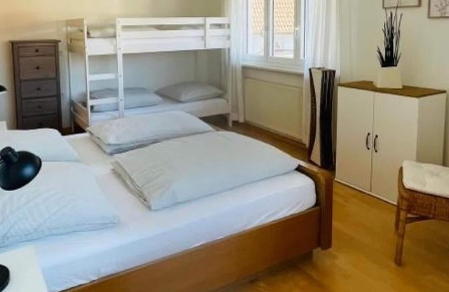 Ferienwohnung mit 55qm, 1 Schlafzimmer mit Einem Doppel- und Einem Etagenbett, Max. für 4 Personen