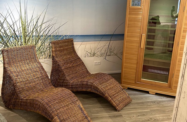 Ferienhaus, Ferienwohnung, Haltern am See. Zentrum, mit Sauna, Relaxliegen 3D TV