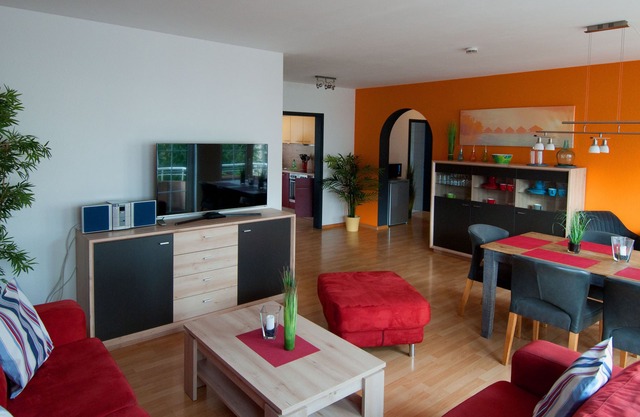 Ferienwohnung, 120qm mit 4 Schlafräume für max. 7 Personen