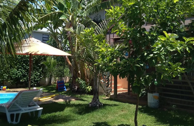 For four people, garden, pool, private parking, bicycles