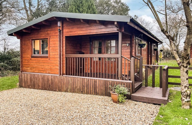Four berth lodge with one master double and one twin each with wardrobe.
