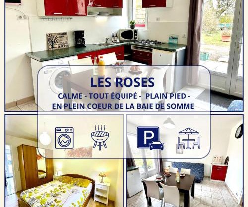 Gîte Les Roses - Plain-pied - Calme - WIFI Gratuit