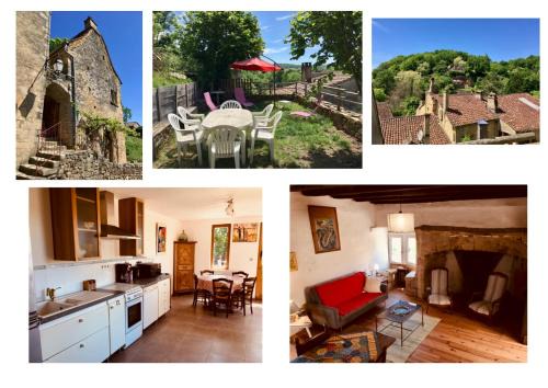 Gîtes dans village médiéval Périgord