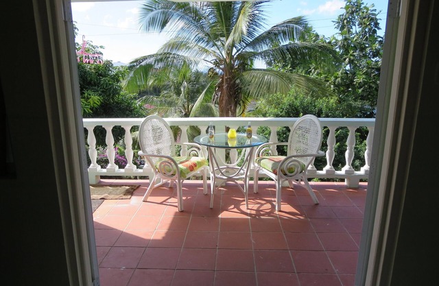 Garden view suite 200 meters from a beach near capital city of Castries.