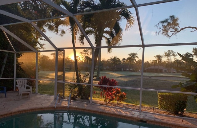 Golf Course Views Single Family Home in Lely Country Club