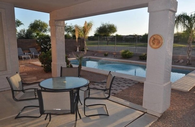 Golf course views with heated pool and golf cart!