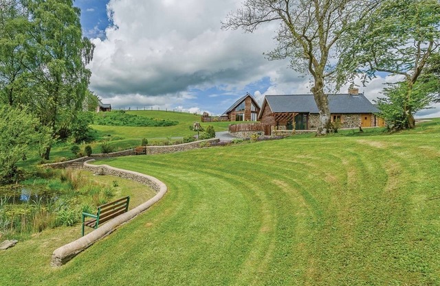 Gorgeous open plan two storey lodge.