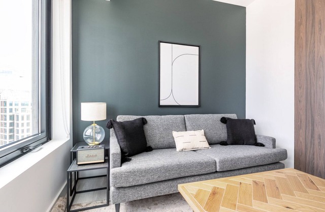 Gorgeous Seaport 1BR w/Gym, Pool, W/D, Doorman, by Blueground