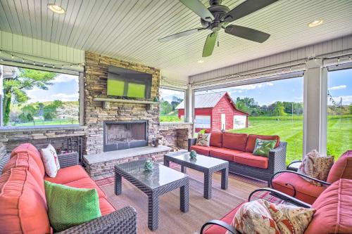 Grand LaFollette Home with View and Covered Patio!