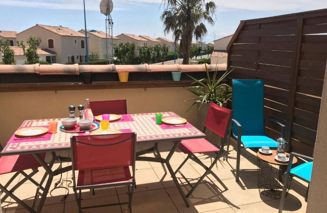 Grandes Bleues, Appartement T3 Duplex, Piscine, Narbonne Plage