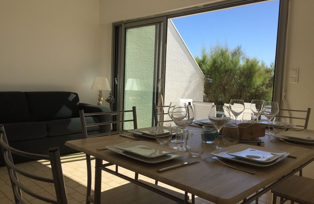 Ground floor apartment with direct access to La Turballe beach