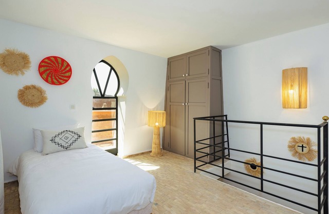 Guest house in lush green countryside on the outskirts of Marrakech.