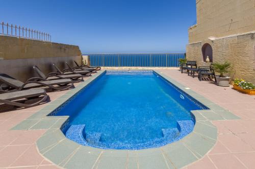 Haven Farmhouse with Private Pool and Sea Views