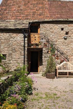 Hayloft studio in historic barn