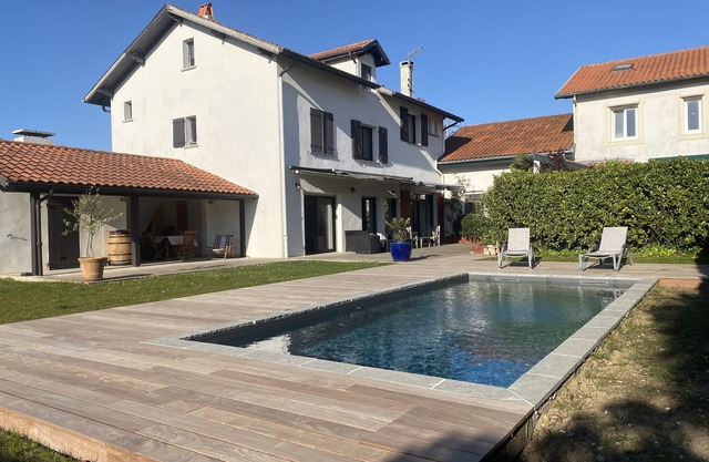 Hiru Alabak - Biarritz House 4bed - 8p Quiet Swimming pool - south-facing garden