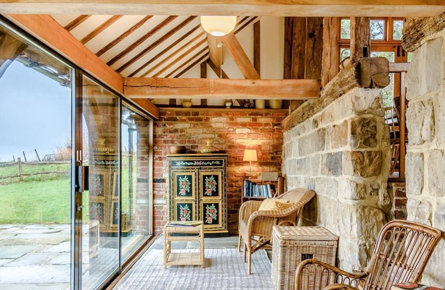 Historic, sensitively restored cosy barn conversion close to Ashdown Forest.