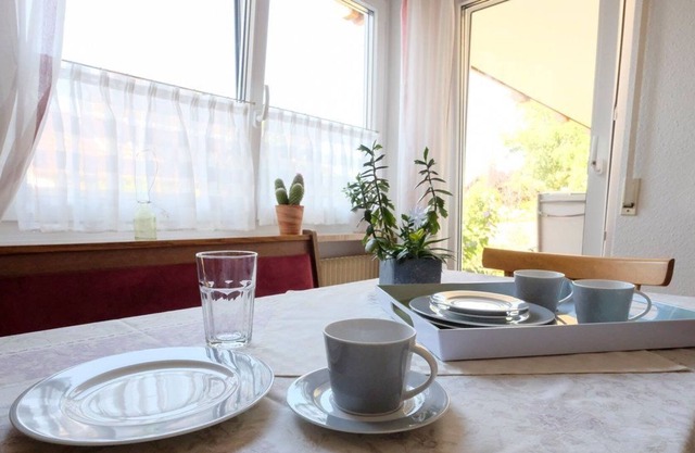 holiday apartment with sep. Entrance, 55sqm, 1 living/bedroom + 1 bedroom, max. 3 people