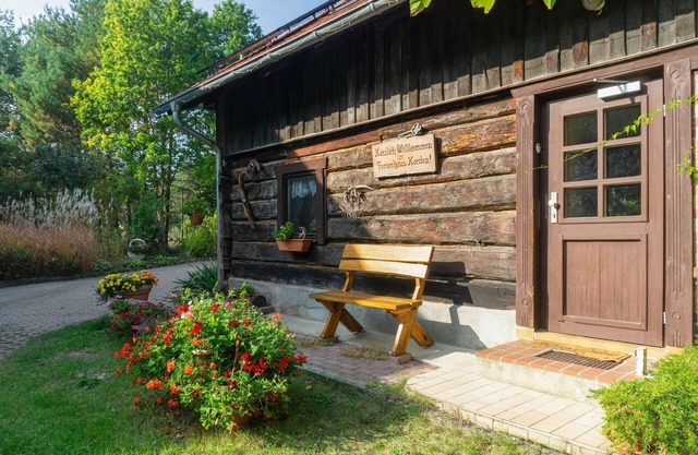 Holiday home in the forest.