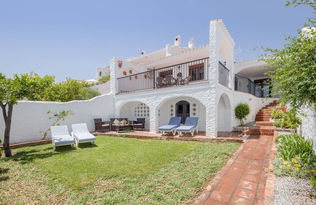 Holiday Home “Nerja Capistrano Villa” with Sea View, Wi-Fi, Garden, Terrace & Shared Pool