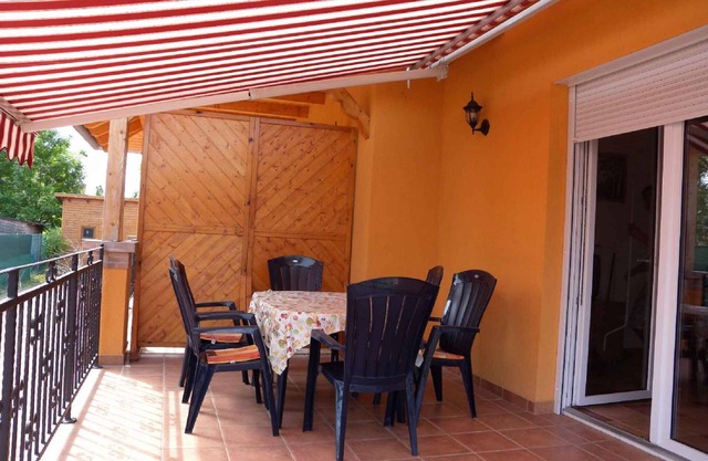 Holiday home with terrace and barbecue