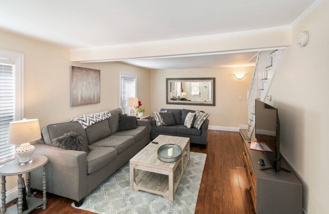 Home w/Garage in DT Libertyville Near Naval Base!