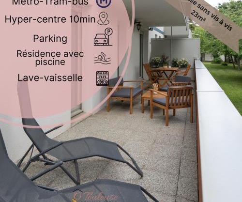 Horizon Paisible - Piscine et parking !