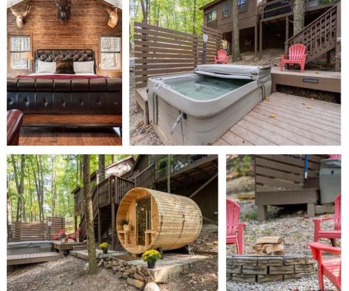 Hot Tub Private Sauna Fire Pit & Pool Access