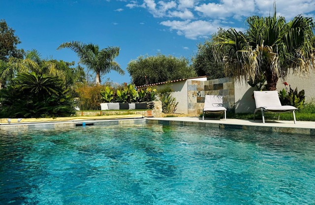 House in a tropical garden