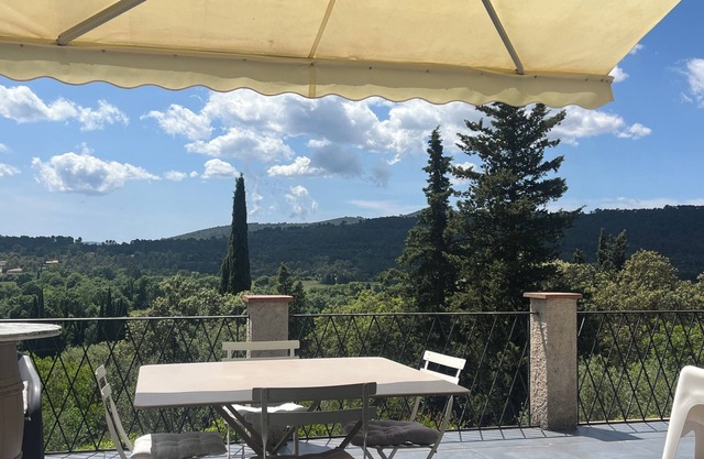 House in Provence Verte with magnificent view