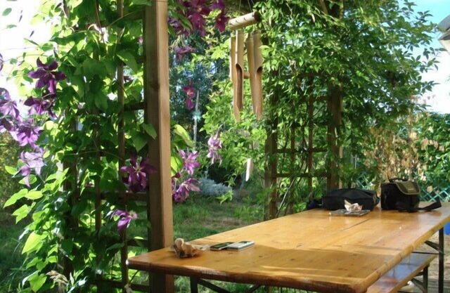 House with garden in a Zen environment