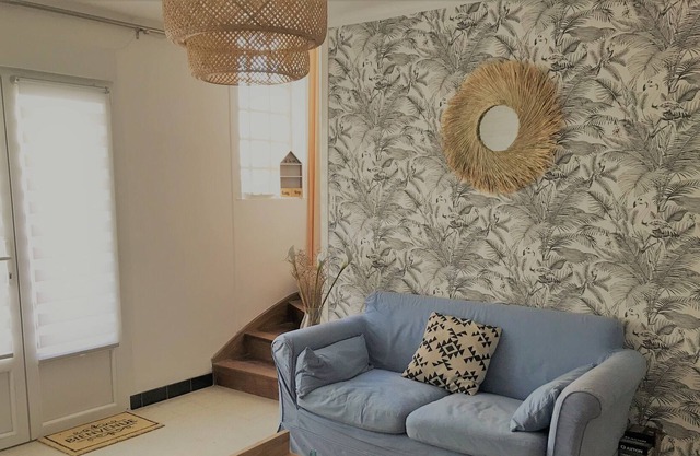 House with sea view, 30m from the beach, 10 min from Le Touquet
